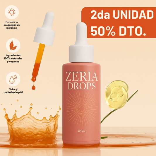 Zeria Drops 60 ml | Belleza Natural desde Adentro